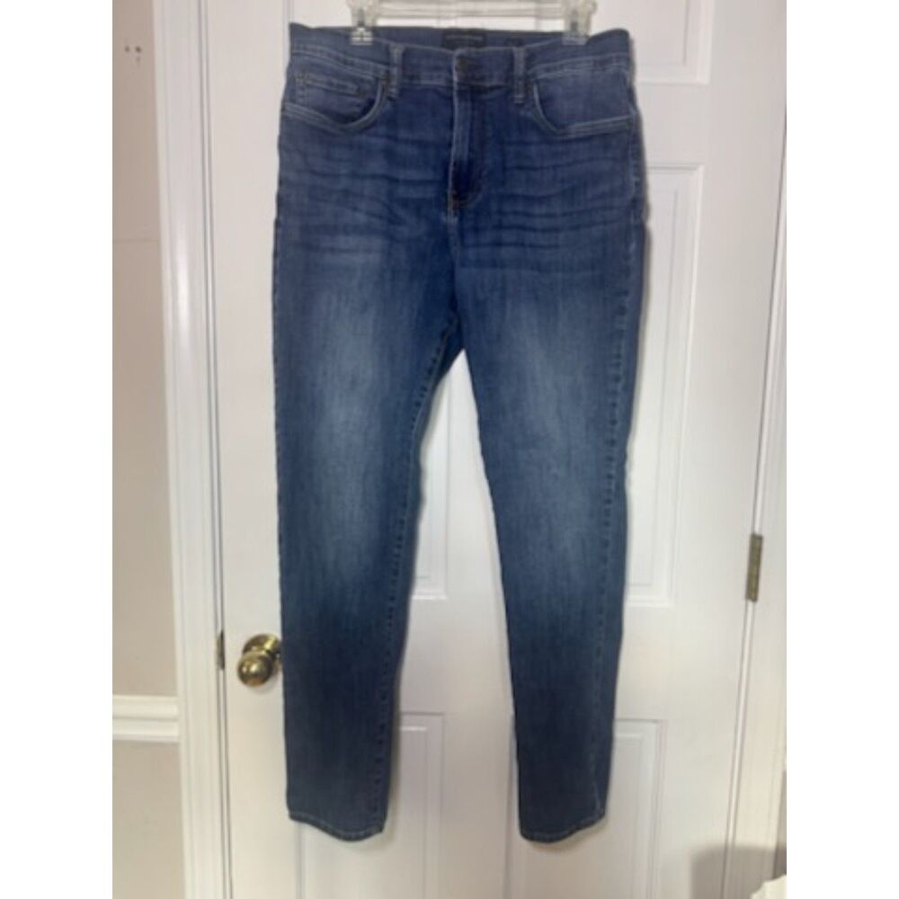 Lucky Brand 121 Heritage Slim Jeans Men's 34x32 Medium Wash Stretch Denim